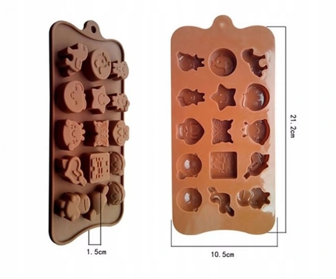 Foremka silikonowa do czekoladek MIX