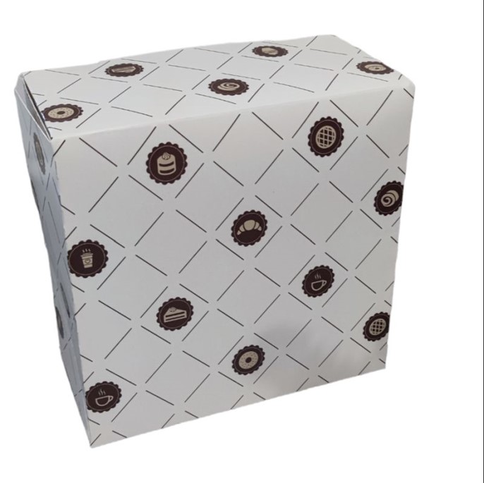 Pudełko na tort ROZETA 260x260xh120mm