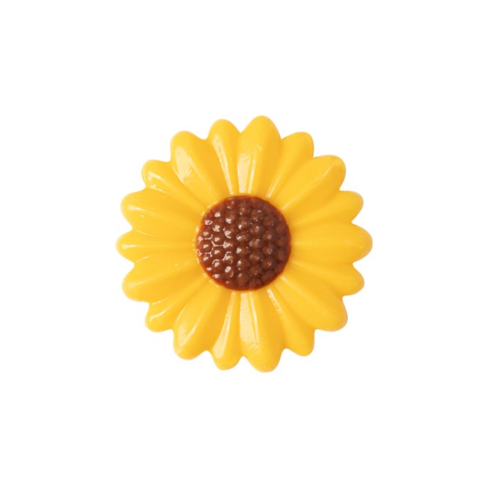 Dekoracje czekoladowe KWIATKI ŻÓŁTE 3,7cm /120szt.