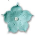Kwiatki cukrowe błękitny Jaśmin - 20szt