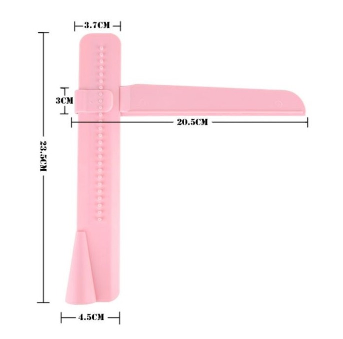 Kątownik plastikowy do wygładzania boków tortu