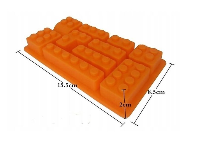 Foremka silikonowa KLOCKI LEGO