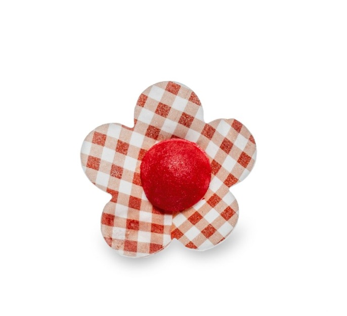 Kwiatki waflowe PEPITEK CZERWONY 4,5cm  - 30szt.