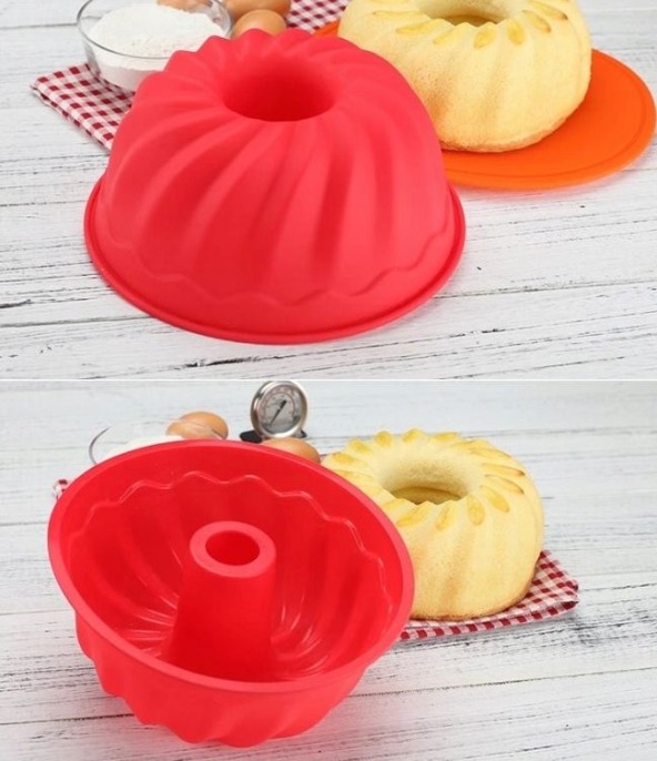 Forma silikonowa babka z kominem 22cm x h10cm