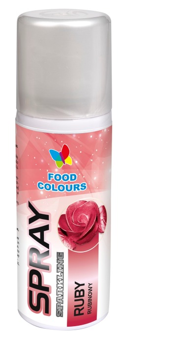 barwnik, spray rubinowy perłowy sparkling ruby 