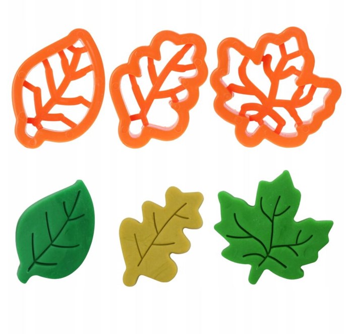 Wykrojniki plastikowe LIŚCIE TROPIKALNE