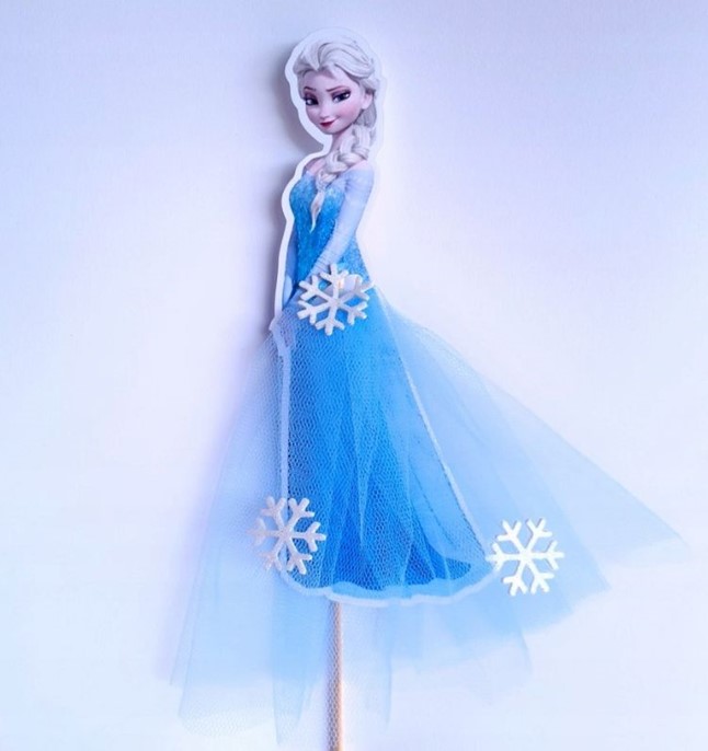 Topper papierowy ELZA FROZEN