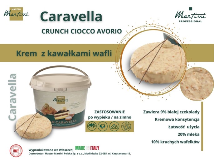 Caravella Crunch CIOCCO Avorio - krem