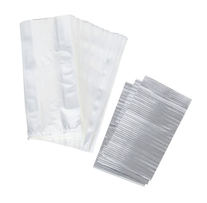 Torebki foliowe z drucikami 10 x 24cm / 150szt.