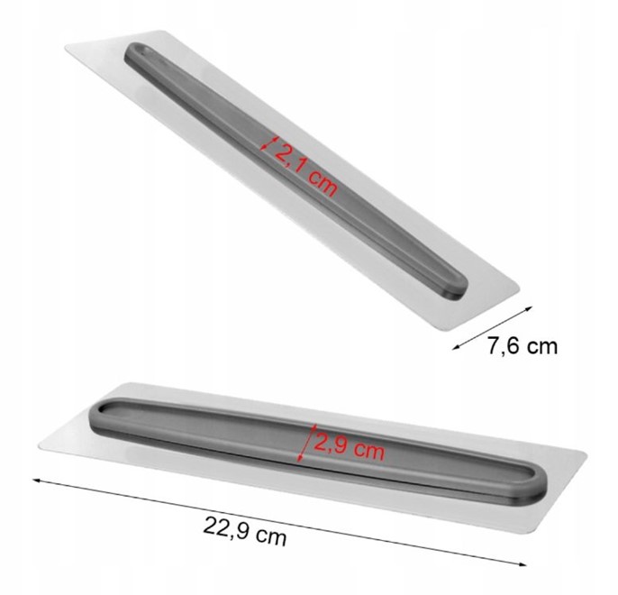 Packa metalowa do wygładzania kremu