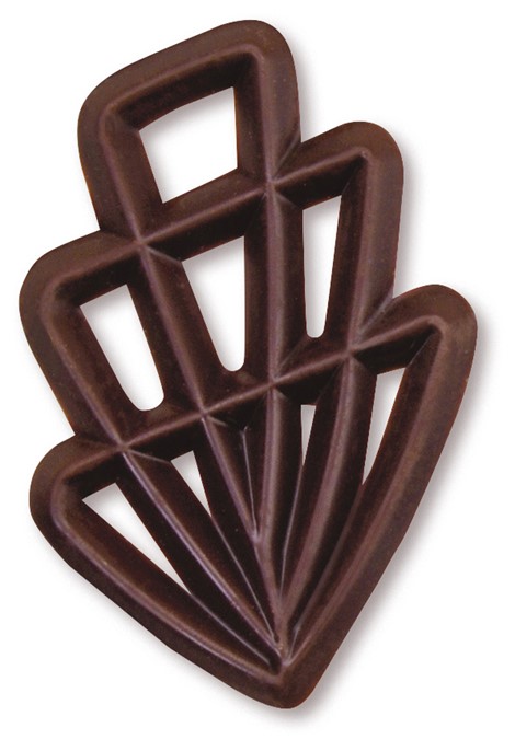 Ażurki czekoladowe ciemne 4,5cm - 300szt