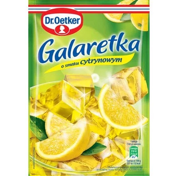 Galaretka o smaku cytrynowym 77g