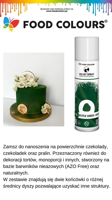 Barwnik zamsz w sprayu Velvet RÓŻOWY - ROSE 250ml