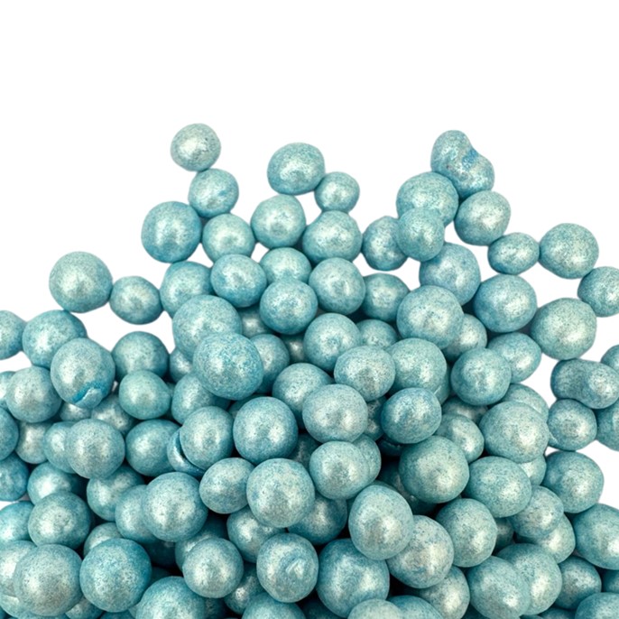 Perełki ryżowe NIEBIESKIE perłowe 5mm /500g
