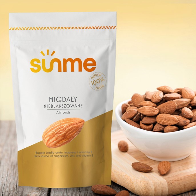 Migdał cały nieblanszowany 1kg