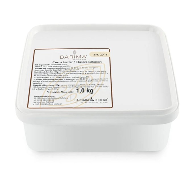 Tłuszcz kakaowy w pastylkach 1kg