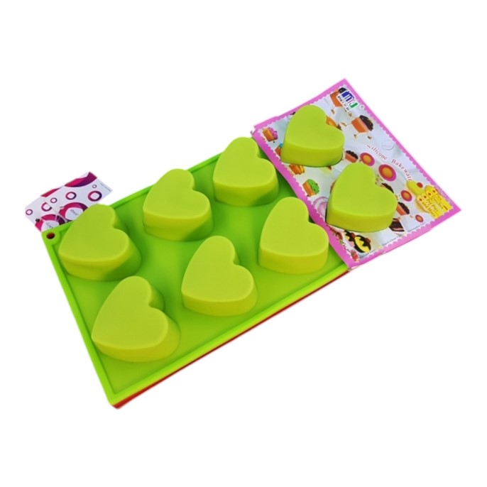 Forma silikonowa do monoporcji SERDUSZKA 8szt.