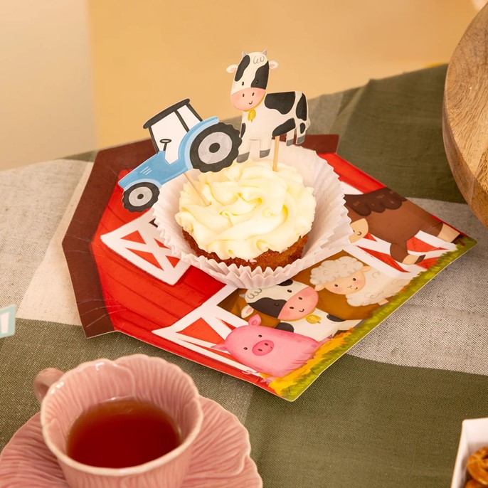 Topper - Karteczki na piku FARMA 9szt.