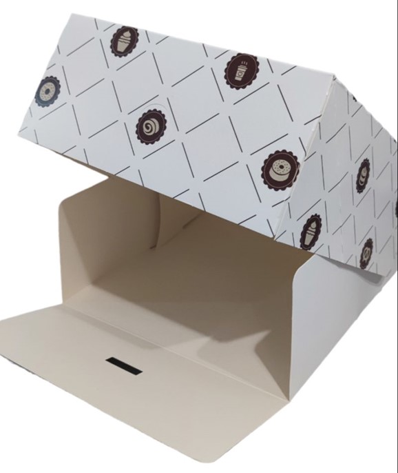 Pudełko na tort ROZETA 260x260xh120mm