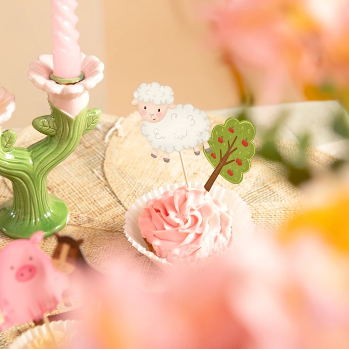 Topper - Karteczki na piku FARMA 9szt.