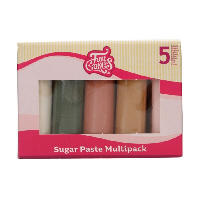 Zestaw 5 mas cukrowych SCHIMMERING GARDEN / 5 x 100g