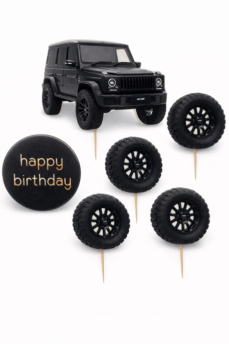 Zestaw cukrowy na patyczkach SAMOCHÓD 1