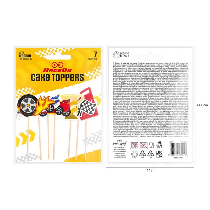 Topper - Karteczki na piku WYŚCIGÓWKI 7szt.