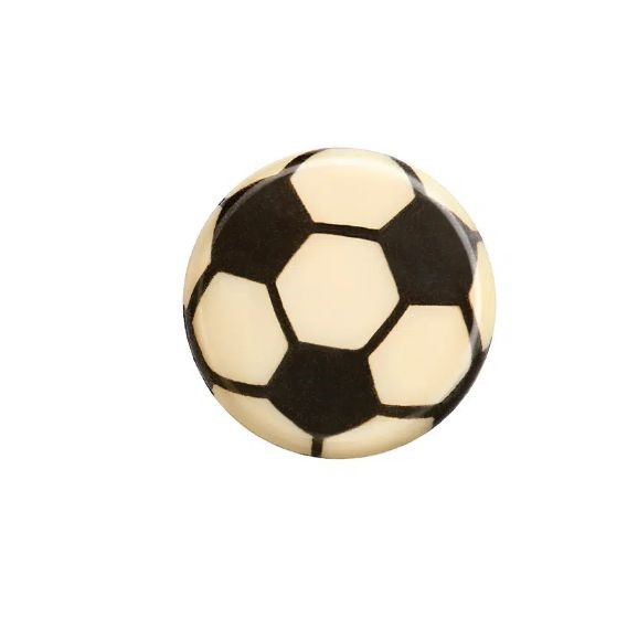 Dekoracje czekoladowe płaskie LOGO FOOTBALL 189 szt.