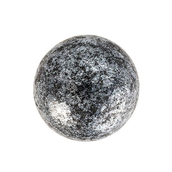 Kulki czekoladowe CZARNA PERŁA SREBRNA 2,7cm / 49 szt.