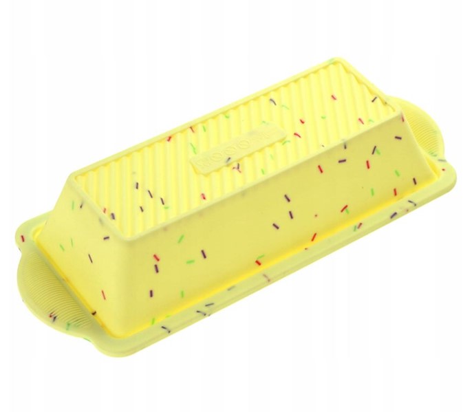 Foremka silikonowa KEKSÓWKA z usztywnieniem 30x12xh5,5cm