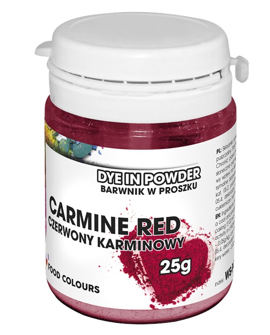 barwnik w proszku czerwień karminowa