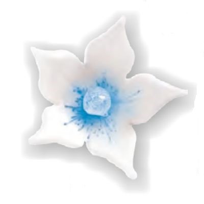 Cukrowa LILIA niebieski środek / 18szt.