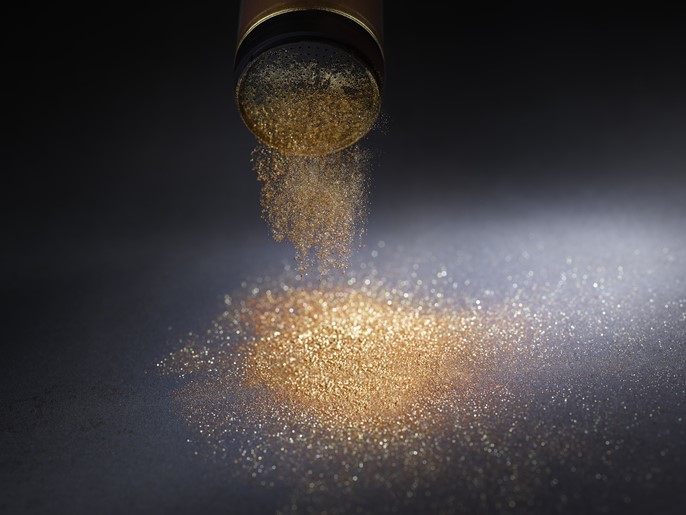 Brokat ZŁOTY GOLD w pudrze z dozownikiem Shimmering Dust