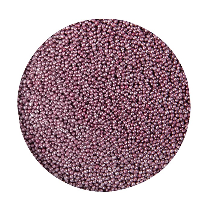 Perełki cukrowe miękkie FIOLETOWE perłowe 2mm /850g