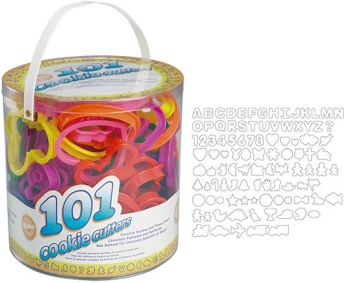 Wykrojniki plastikowe MIX 101szt.