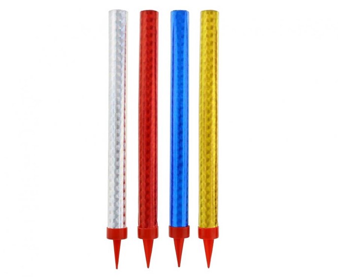 Fontanny tortowe kolorowe 18cm - 4szt