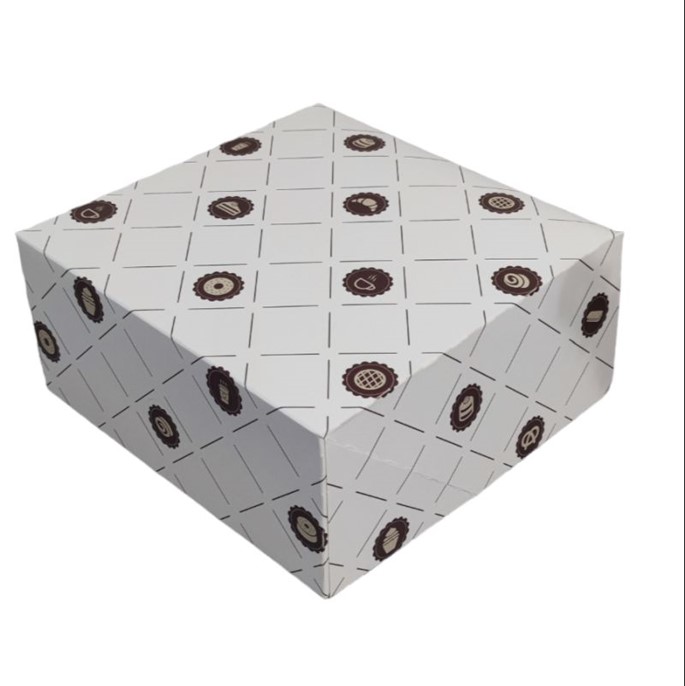 Pudełko na tort ROZETA 260x260xh120mm