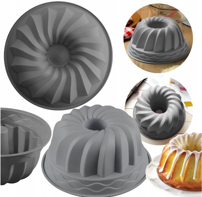 Forma silikonowa babka z kominem 22cm x h10cm