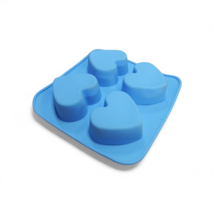 Forma silikonowa do monoporcji SERDUSZKA 4szt.