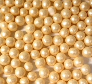 Posypka perełki ECRU perłowe 5mm - 300g