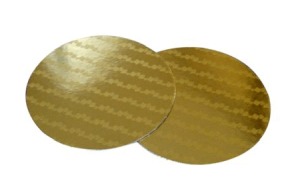 Podkłady złote cienkie 24 cm