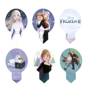 Wtykacze plakietki waflowe na blistrze FROZEN 2 x 10szt.