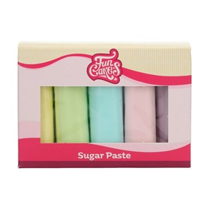 Zestaw 5 mas cukrowych PASTEL COLOURS / 5 x 100g