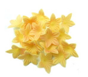 Mini kwiatki waflowe HERBACIANE CIENIOWANE 400szt.