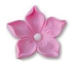 Kwiatki cukrowe różowy Jaśmin - 20szt
