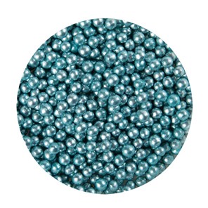 Perełki cukrowe NIEBIESKIE perłowe 4mm /600g