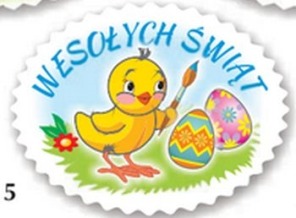 Tabliczki wielkanocne KURCZACZEK z napisem 18szt.