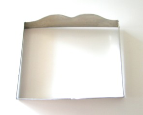 Forma, rant aluminiowy książka mała 30x20xh4cm
