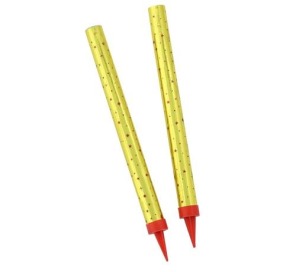 Fontanny tortowe złote 18cm - 6szt