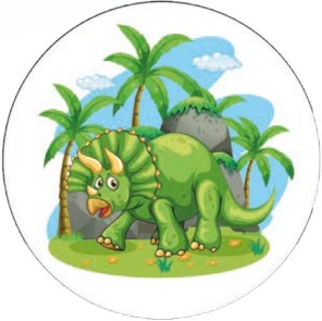 Krążek waflowy DINOZAUR 20cm